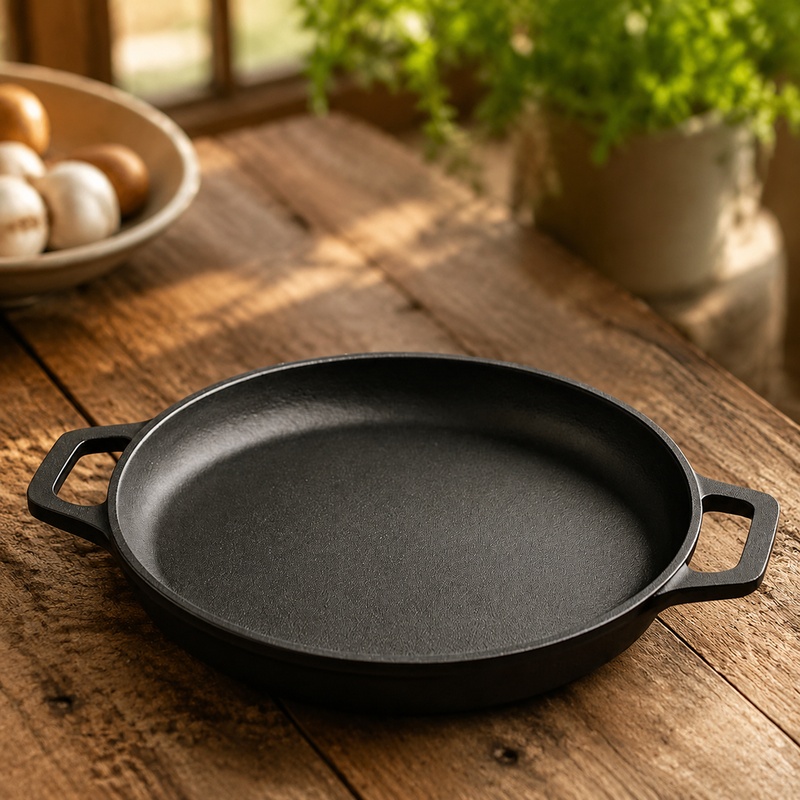 Egg Waffle Pan - Wytrzymała patelnia żeliwna z powłoką nieprzywierającą,