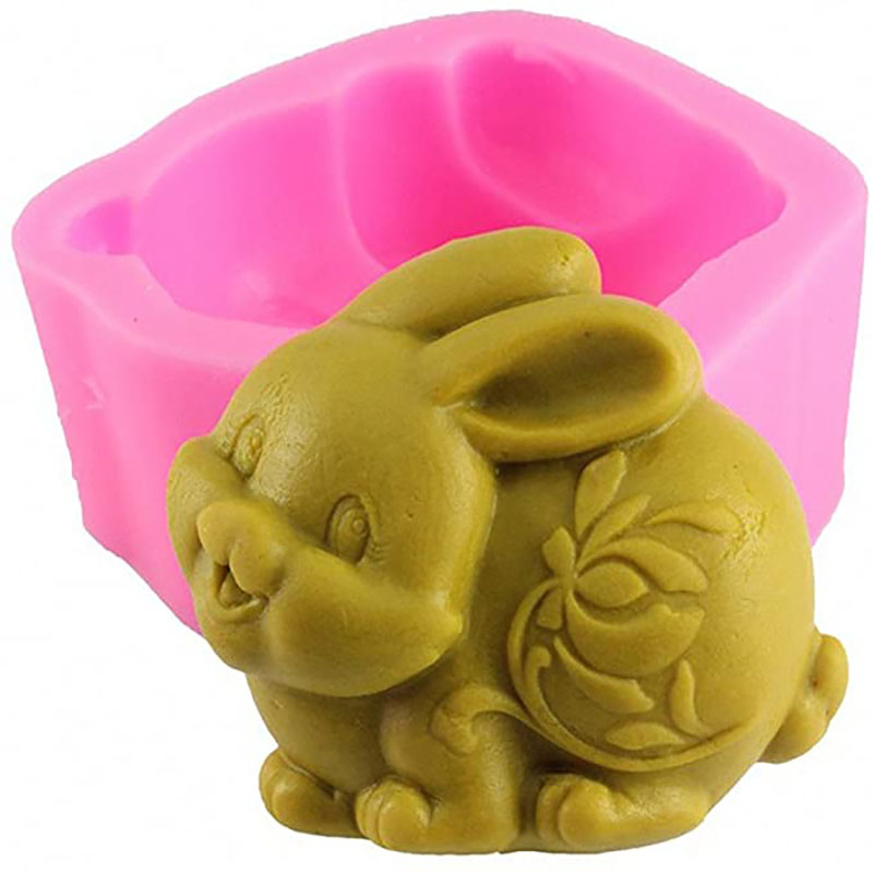 Bunny Cake Mold - Forma silikonowa do mydła w kształcie